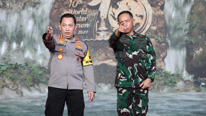Kapolri dan Panglima TNI Meninjau Pengamanan World Water Forum di Bali